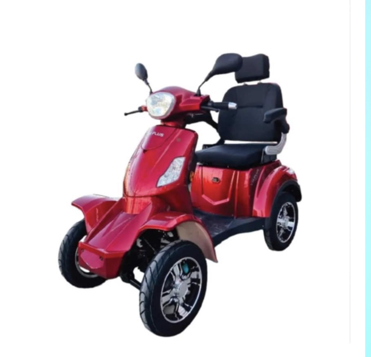 Red VM Plus four-wheel mobility scooter